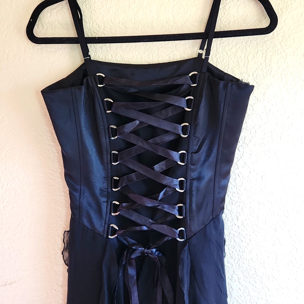 BeBe Black corset dress size Medium